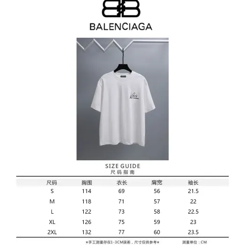 Replica Balenciaga T-Shirts Short Sleeved For Unisex #1464444 $39.00 USD for Wholesale