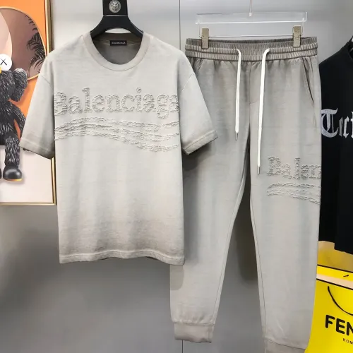 Balenciaga Fashion Tracksuits Short Sleeved For Men #1464780