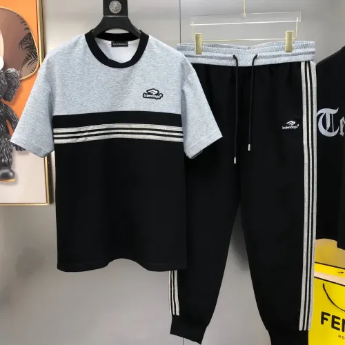 Balenciaga Fashion Tracksuits Short Sleeved For Men #1464784