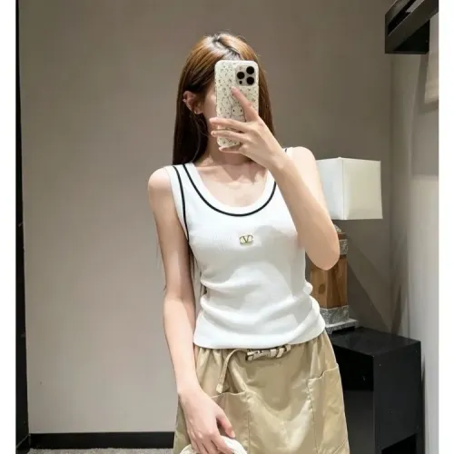 Replica Valentino T-Shirts Sleeveless For Women #1464794 $68.00 USD for Wholesale