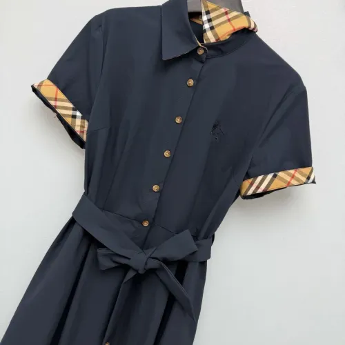 Replica Burberry Dresses Short Sleeved For Women #1464796 $85.00 USD for Wholesale