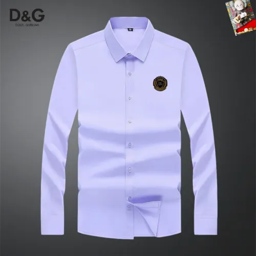 Dolce & Gabbana D&G Shirts Long Sleeved For Men #1466000