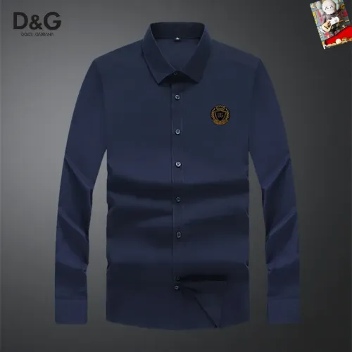 Dolce & Gabbana D&G Shirts Long Sleeved For Men #1466002