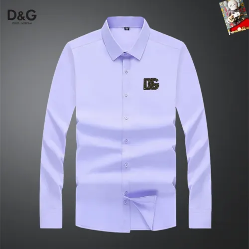 Dolce & Gabbana D&G Shirts Long Sleeved For Men #1466072
