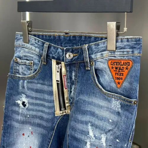 Replica Dsquared Jeans For Men #1466280 $45.00 USD for Wholesale