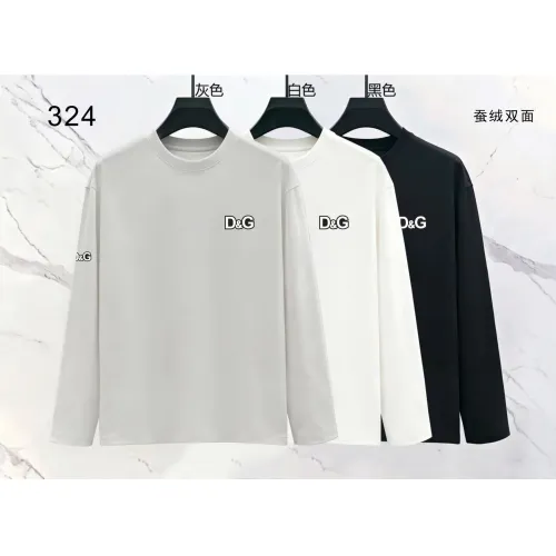 Replica Dolce & Gabbana D&G T-Shirts Long Sleeved For Men #1466387 $39.00 USD for Wholesale