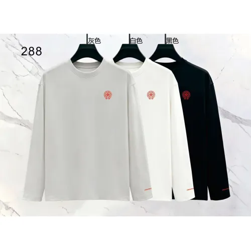Replica Chrome Hearts T-Shirts Long Sleeved For Men #1466403 $39.00 USD for Wholesale