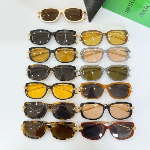 Replica Bottega Veneta AAA Quality Sunglasses #1466426 $60.00 USD for Wholesale