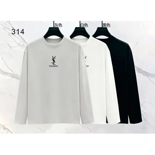 Replica Yves Saint Laurent YSL T-shirts Long Sleeved For Men #1466438 $39.00 USD for Wholesale