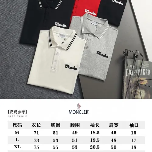 Replica Moncler T-Shirts Short Sleeved For Men #1467803 $45.00 USD for Wholesale