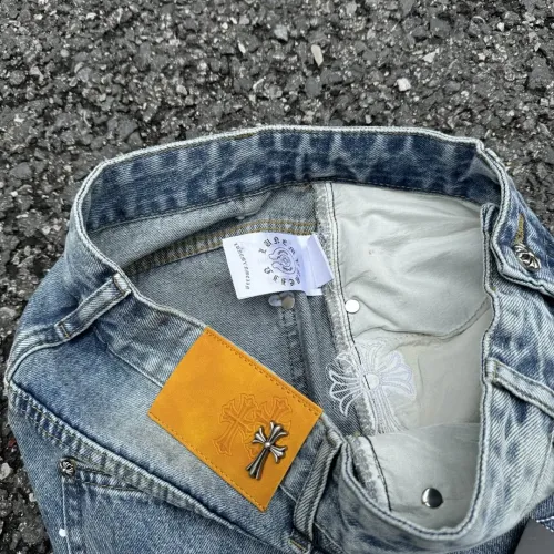 Replica Chrome Hearts Jeans For Men #1467919 $60.00 USD for Wholesale