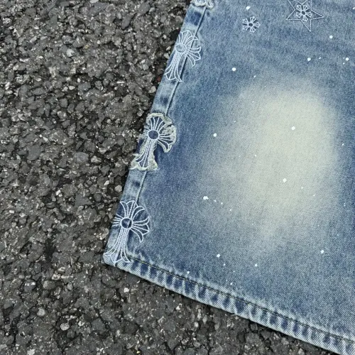 Replica Chrome Hearts Jeans For Men #1467919 $60.00 USD for Wholesale