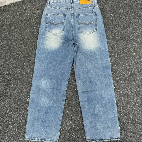 Replica Chrome Hearts Jeans For Men #1467928 $68.00 USD for Wholesale