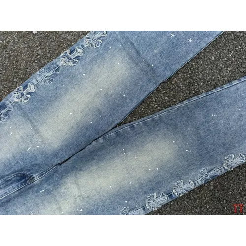 Replica Chrome Hearts Jeans For Men #1467928 $68.00 USD for Wholesale