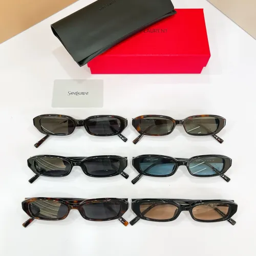 Replica Yves Saint Laurent YSL AAA Quality Sunglasses #1468489 $56.00 USD for Wholesale