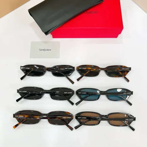 Replica Yves Saint Laurent YSL AAA Quality Sunglasses #1468491 $56.00 USD for Wholesale