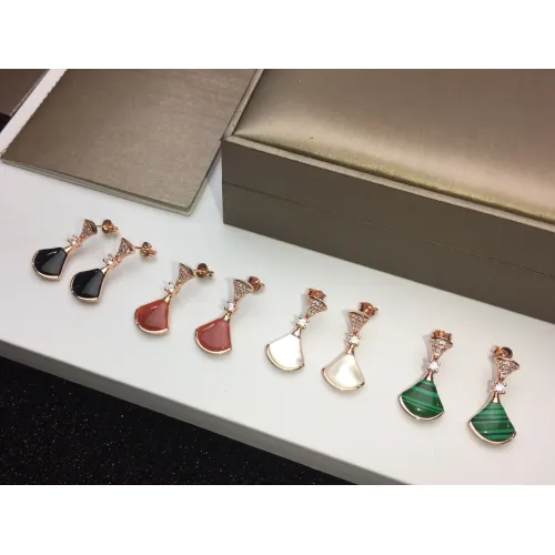 Replica Bvlgari Earrings For Women #1468781 $27.00 USD for Wholesale
