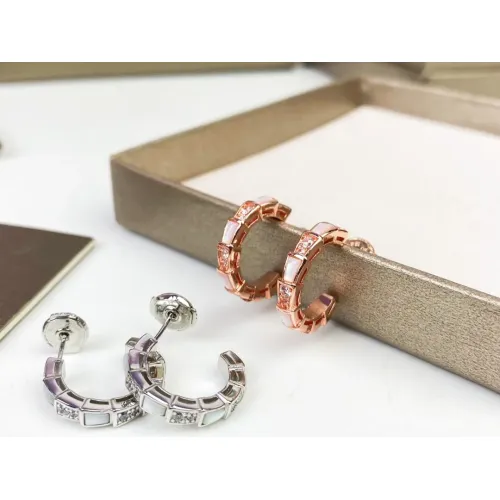 Replica Bvlgari Earrings For Women #1469189 $38.00 USD for Wholesale