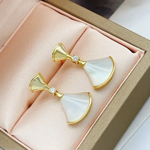 Replica Bvlgari Earrings For Women #1469574 $32.00 USD for Wholesale