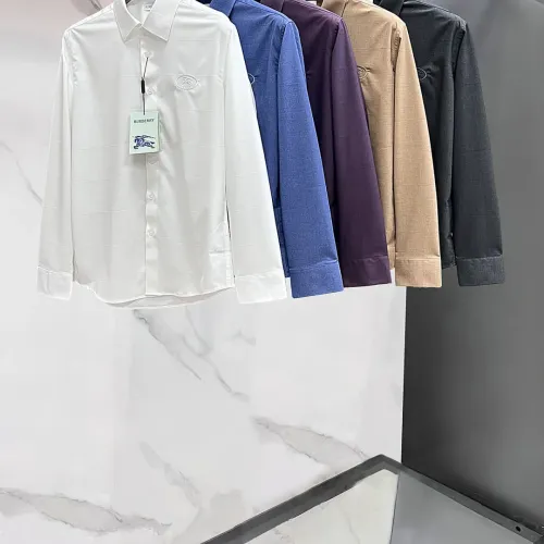 Replica Burberry Shirts Long Sleeved For Men #1470089 $85.00 USD for Wholesale