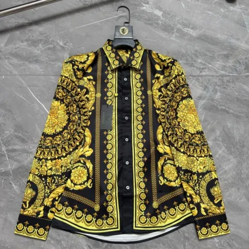 Versace Shirts Long Sleeved For Men #1470346