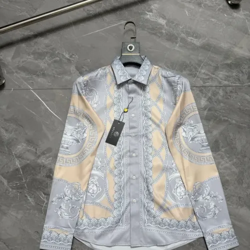 Versace Shirts Long Sleeved For Men #1470348