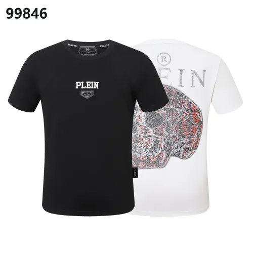 Replica Philipp Plein PP Oversize T-Shirts Short Sleeved For Men #1470664 $38.00 USD for Wholesale