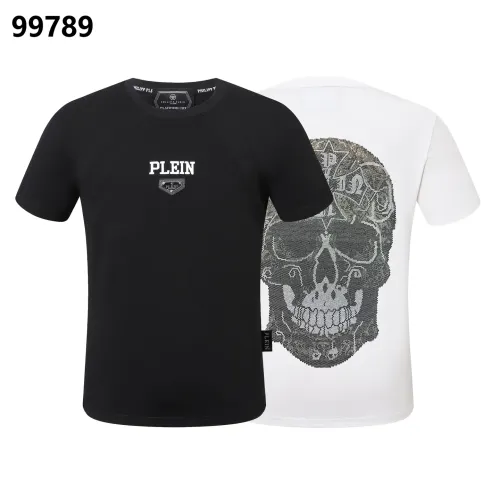 Replica Philipp Plein PP Oversize T-Shirts Short Sleeved For Men #1470666 $38.00 USD for Wholesale
