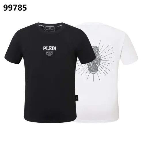 Replica Philipp Plein PP Oversize T-Shirts Short Sleeved For Men #1470670 $38.00 USD for Wholesale