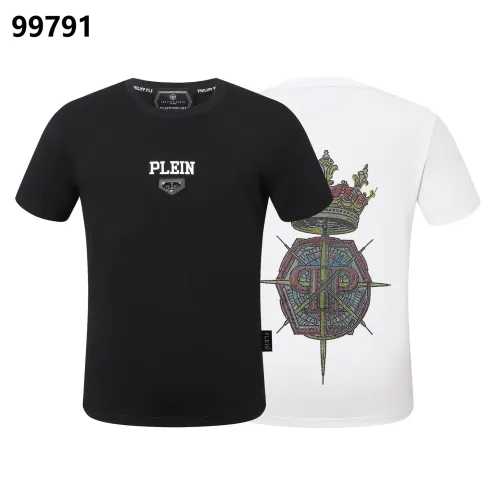 Replica Philipp Plein PP Oversize T-Shirts Short Sleeved For Men #1470690 $38.00 USD for Wholesale