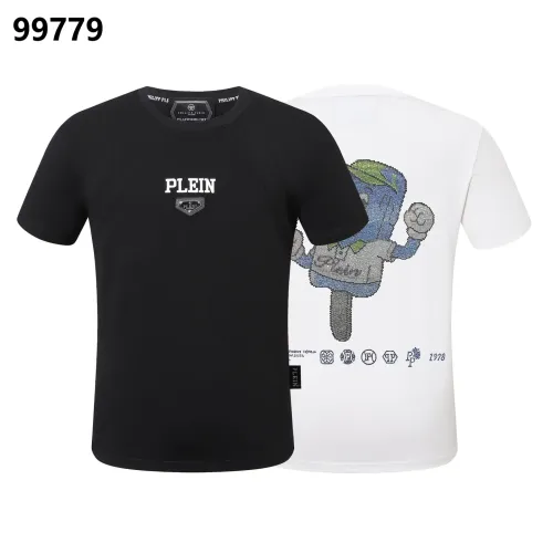 Replica Philipp Plein PP Oversize T-Shirts Short Sleeved For Men #1470696 $38.00 USD for Wholesale