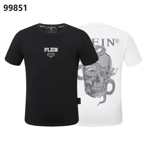 Replica Philipp Plein PP Oversize T-Shirts Short Sleeved For Men #1470698 $38.00 USD for Wholesale