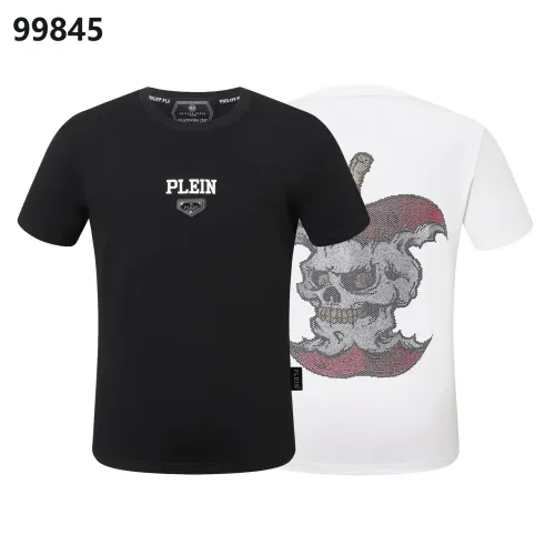 Replica Philipp Plein PP Oversize T-Shirts Short Sleeved For Men #1470703 $38.00 USD for Wholesale