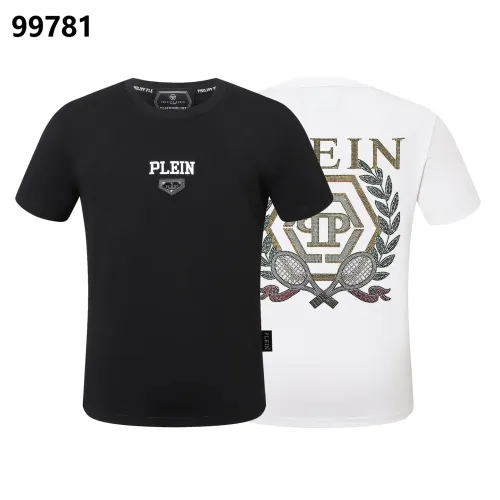 Replica Philipp Plein PP Oversize T-Shirts Short Sleeved For Men #1470705 $38.00 USD for Wholesale