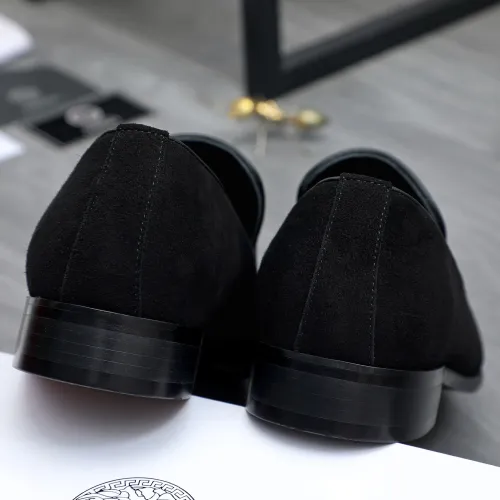 Replica Versace Leather Shoes For Men #1470800 $92.00 USD for Wholesale