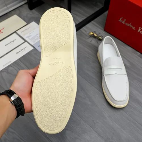 Replica Salvatore Ferragamo Leather Shoes For Men #1471045 $100.00 USD for Wholesale