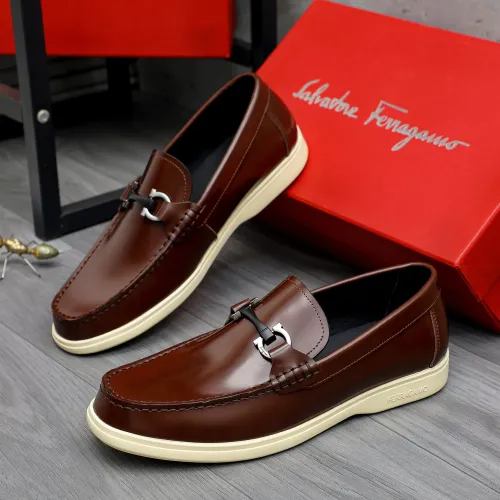 Salvatore Ferragamo Leather Shoes For Men #1471057