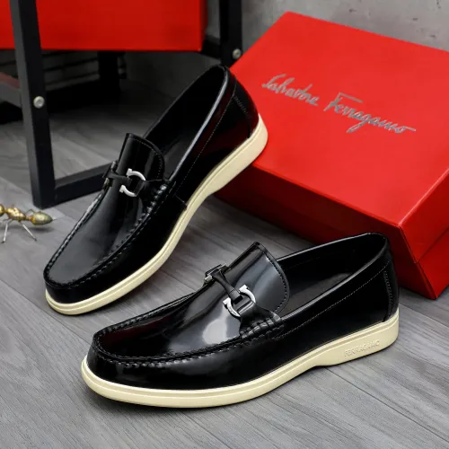 Salvatore Ferragamo Leather Shoes For Men #1471058