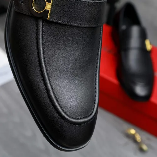 Replica Salvatore Ferragamo Leather Shoes For Men #1471061 $96.00 USD for Wholesale