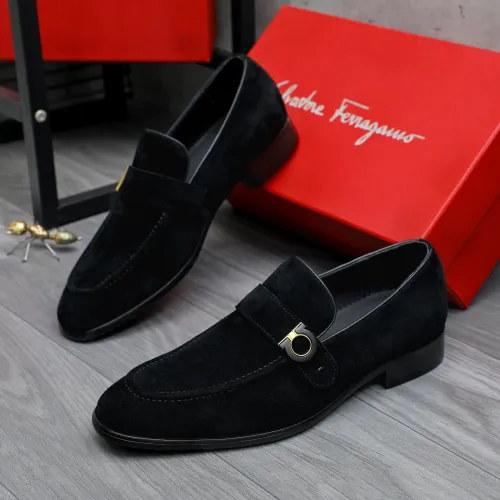 Salvatore Ferragamo Leather Shoes For Men #1471064