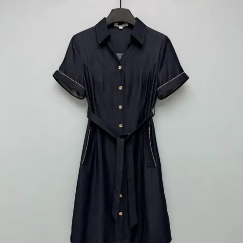 Burberry Dresses Short Sleeved For Women #1472296