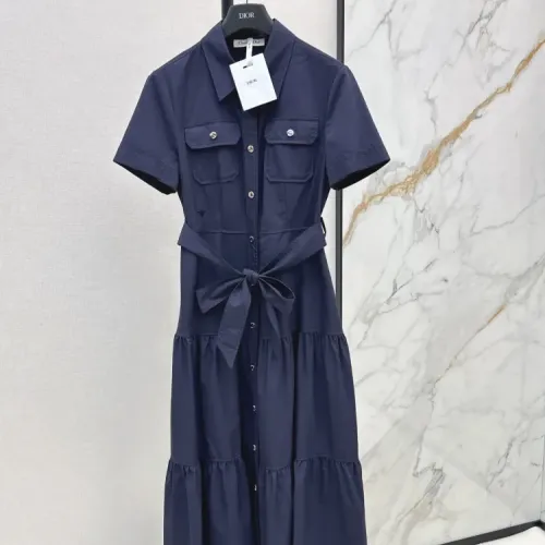 Christian Dior Dresses Short Sleeved For Women #1472422