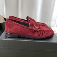 $118.00 USD Yves Saint Laurent YSL Leather Shoes For Women #1461653