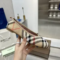 $76.00 USD Burberry Flat Shoes For Women #1462806
