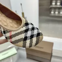 $76.00 USD Burberry Flat Shoes For Women #1462806