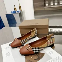 $85.00 USD Burberry Flat Shoes For Women #1462845