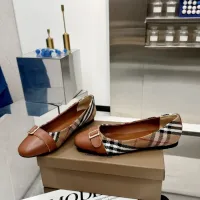 $85.00 USD Burberry Flat Shoes For Women #1462847