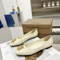 $85.00 USD Burberry Flat Shoes For Women #1462849