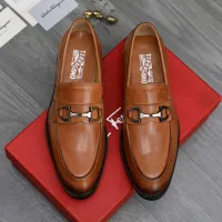 $85.00 USD Salvatore Ferragamo Leather Shoes For Men #1463283
