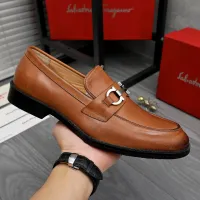 $85.00 USD Salvatore Ferragamo Leather Shoes For Men #1463283